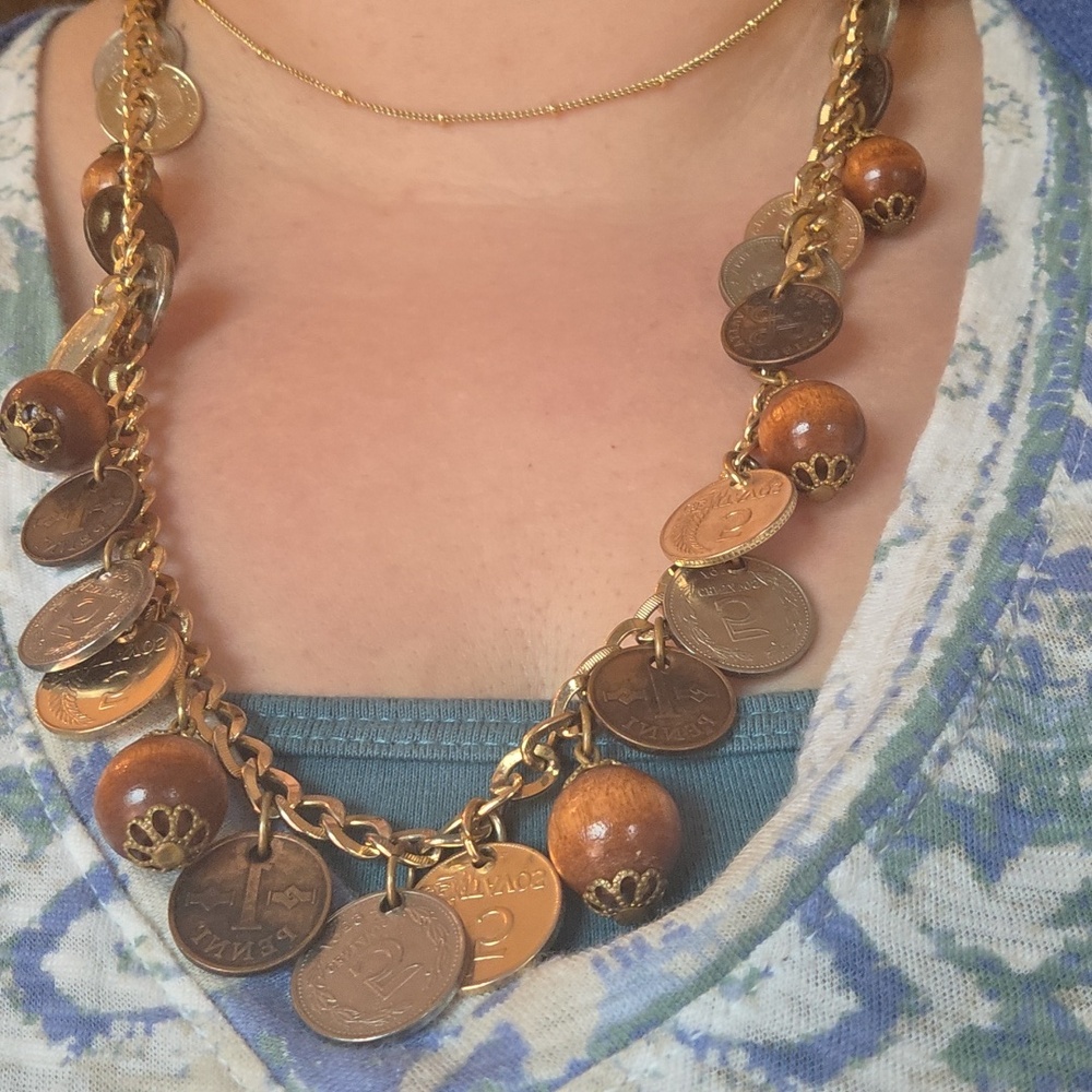 Traveler Charm Coin Necklace - Picture 10 of 11